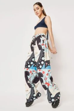 Two Point Two Green Abstract Printed Pants -Deals Haute Togs Store 5623ce13 6