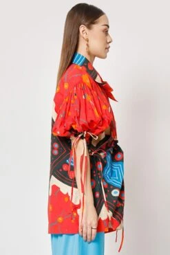 Two Point Two Pink Emiko Printed Top -Deals Haute Togs Store 5623ce18 5