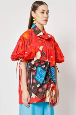 Two Point Two Pink Emiko Printed Top -Deals Haute Togs Store 5623ce18 6