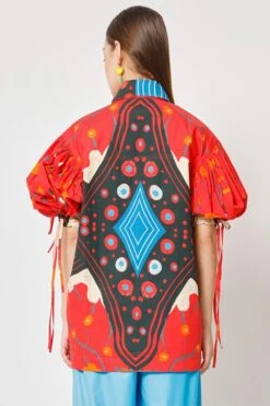 Two Point Two Pink Emiko Printed Top -Deals Haute Togs Store 5623ce18 7