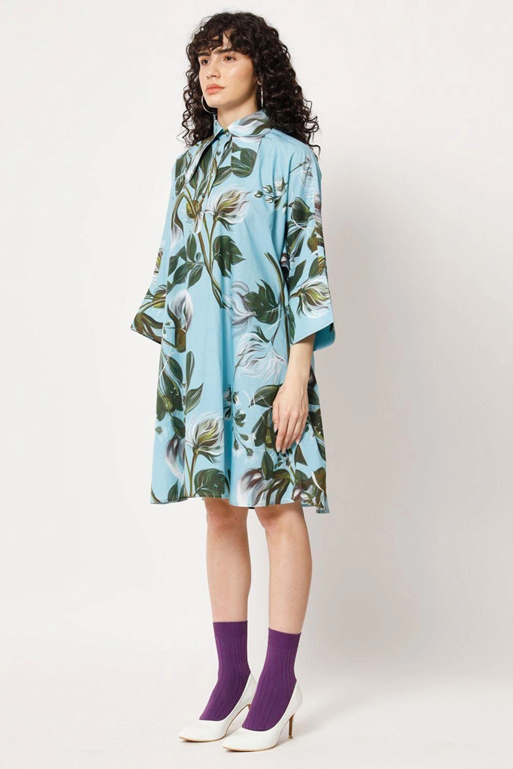 Two Point Two Blue Mamaro Kaftan Dress 4 Two Point Two Blue Mamaro Kaftan Dress - Image 2