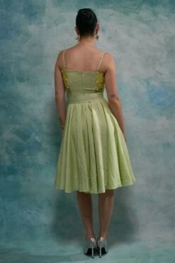 Sakshi Khetterpal Garden Inspired Chanderi Corset Dress -Deals Haute Togs Store 6124sk39 4