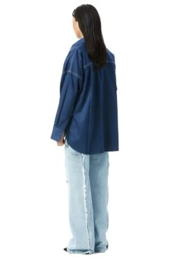 Kanika Goyal Label Crescent Blue Colour Blocked Oversized Shirt 9 Kanika Goyal Label Crescent Blue Colour Blocked Oversized Shirt -Deals Haute Togs Store 6723kglr14 4