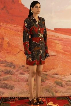 Shivan & Narresh Wilding Resort Shirt Dress -Deals Haute Togs Store 711sn14 3