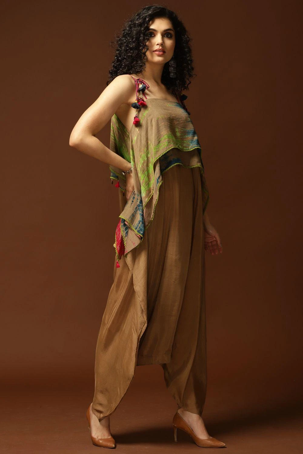 CAPISVIRLEO Tie & Dye Jumpsuit With Dori Tie Up 5 CAPISVIRLEO Tie & Dye Jumpsuit With Dori Tie Up - Image 3