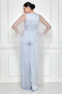 Dilnaz Ice Grey Embellished Kaftan & Jumpsuit -Deals Haute Togs Store 7723diz57 3