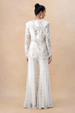 Ritika Mirchandani Ivory Floral Embellished Sharara Set -Deals Haute Togs Store 7923rm6 5
