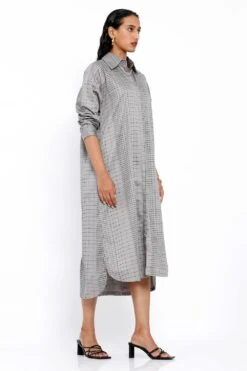 SNOB Printed Grey Shirt Dress -Deals Haute Togs Store 811snobw15 4
