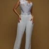 Shriya Som Blue Textured Jumpsuit 1 Shriya Som Blue Textured Jumpsuit -Deals Haute Togs Store 8523ss13 1