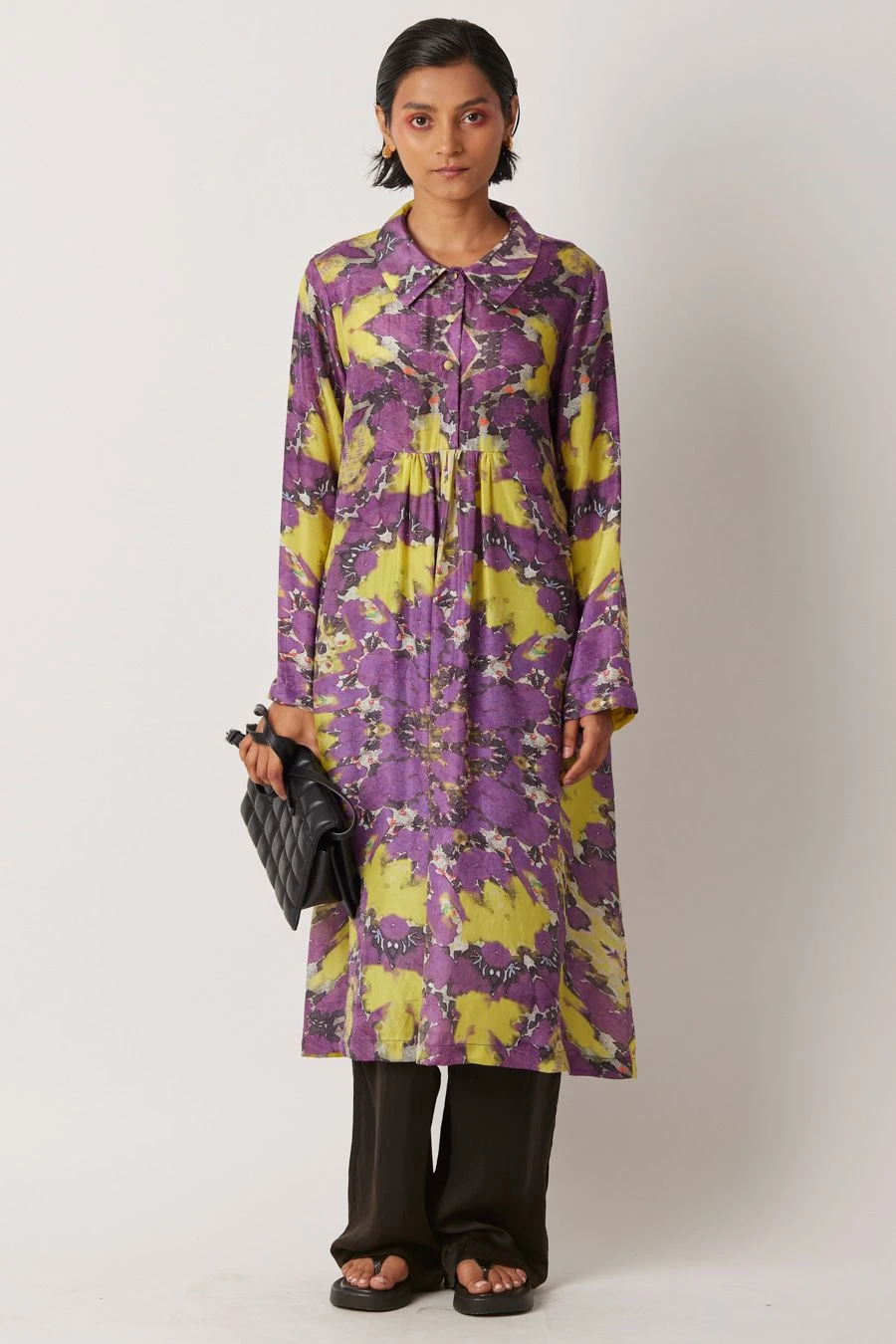 YAVI Motley Gathered Dress 3 YAVI Motley Gathered Dress