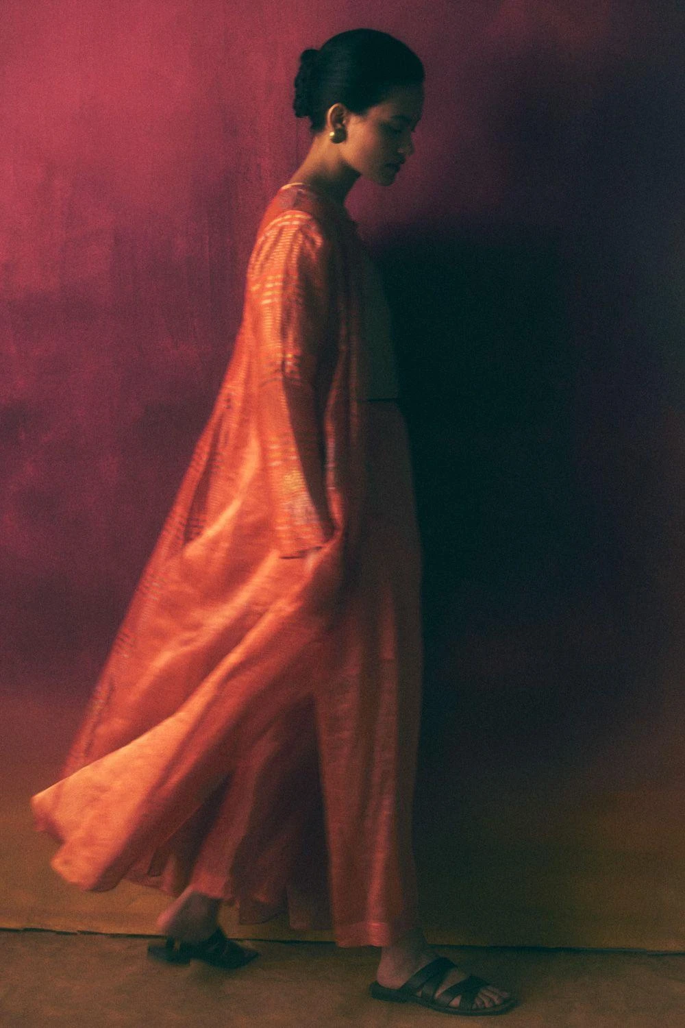 Urvashi Kaur Burnished Gold Boxy Top 5 Urvashi Kaur Burnished Gold Boxy Top - Image 3