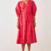 SNOB Rose Gathered Wrap Dress 2 SNOB Rose Gathered Wrap Dress -Deals Haute Togs Store 91sn8 1