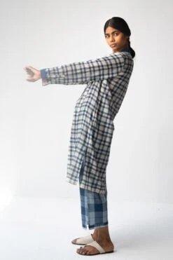 Urvashi Kaur Checkered Cotton Pants