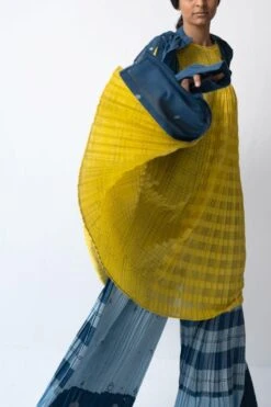 Urvashi Kaur Upcycled Jamdani Cotton Pants -Deals Haute Togs Store apara 55 4