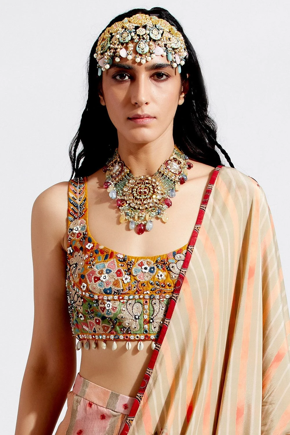 Aseem Kapoor Kalpa Raw Silk Blouse 3 Aseem Kapoor Kalpa Raw Silk Blouse