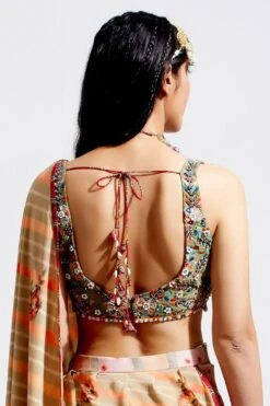 Aseem Kapoor Kalpa Raw Silk Blouse 7 Aseem Kapoor Kalpa Raw Silk Blouse -Deals Haute Togs Store aw21 ac bl 2 3 1