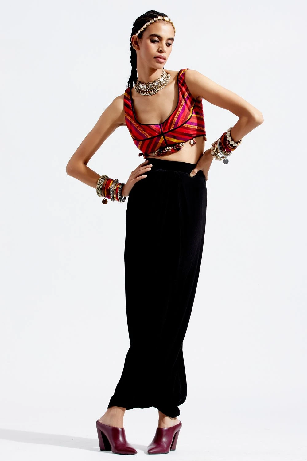 Aseem Kapoor Kalpa Sindoor Blouse 5 Aseem Kapoor Kalpa Sindoor Blouse - Image 3