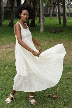 Baju Ivory Pintucked Lace Dress -Deals Haute Togs Store ba 2911baj14 3