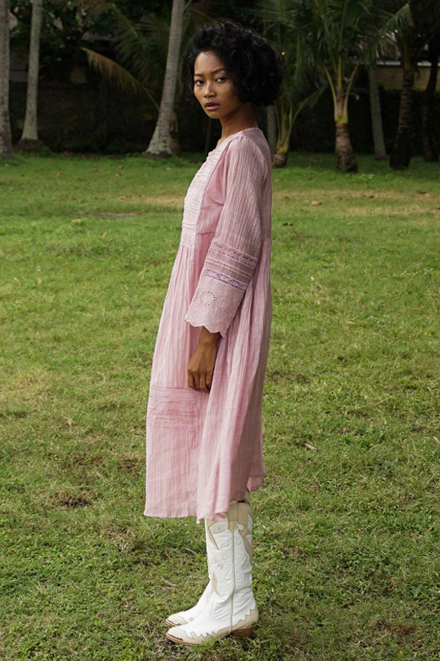 Baju Lilac Hollis Tunic 4 Baju Lilac Hollis Tunic - Image 2