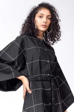 Corpora Studio Wide Checkered Shirt Dress -Deals Haute Togs Store bnw d6 3