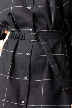 Corpora Studio Wide Checkered Shirt Dress -Deals Haute Togs Store bnw d6 4