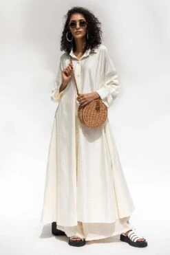 Corpora Studio Long Coat Style Box Dress