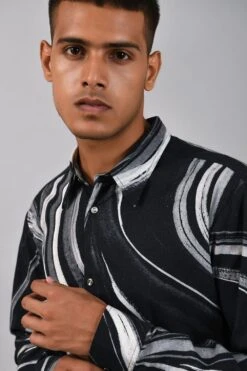 Countrymade Marble Printed Shirt -Deals Haute Togs Store cm bob sh 04 4