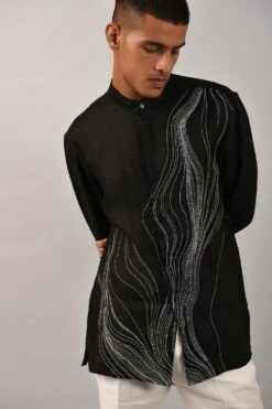 Countrymade Hand Embroidered Linen Shirt -Deals Haute Togs Store cm btc sh 04 3