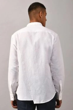 Countrymade Ivory Shirt With Stitch Detailing -Deals Haute Togs Store cm btc sh 06 4