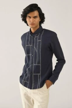 Countrymade Fuselage Navy Shirt -Deals Haute Togs Store cm ctd sh 08 2