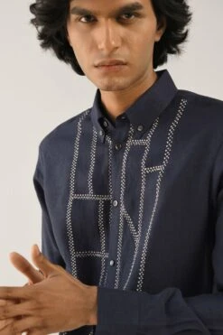 Countrymade Fuselage Navy Shirt -Deals Haute Togs Store cm ctd sh 08 4