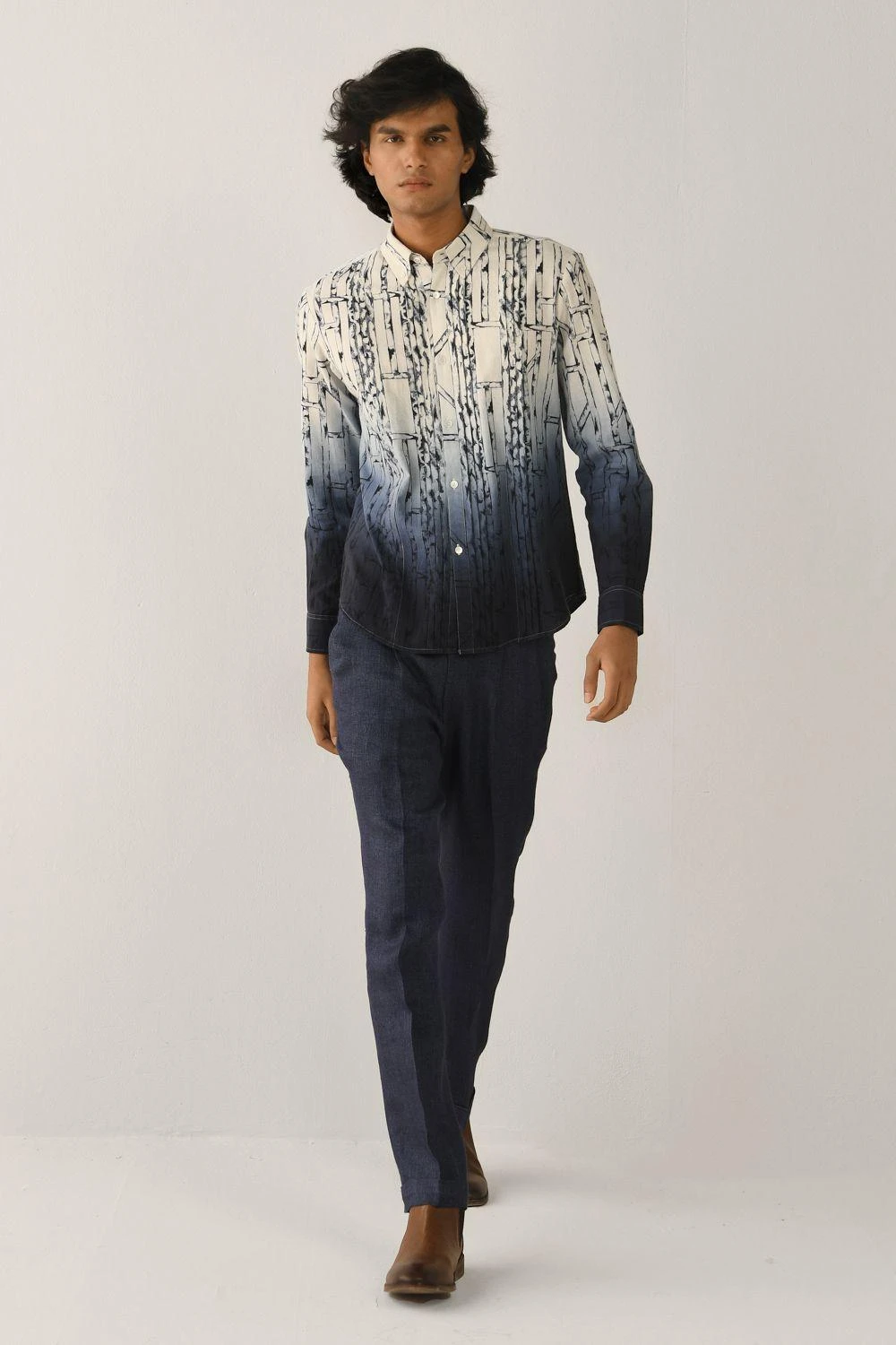 Countrymade Ombre Printed Linen Shirt 5 Countrymade Ombre Printed Linen Shirt - Image 3