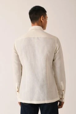 Dhruv Vaish Cream Handloom Cotton Shirt -Deals Haute Togs Store d06c0121 4
