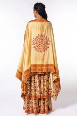 Nergis By Debyani Printed Layered Sharara Set -Deals Haute Togs Store deb07 4