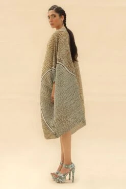 Abhishek Sharma Square Shaped Printed Dress -Deals Haute Togs Store hdr02dune 2