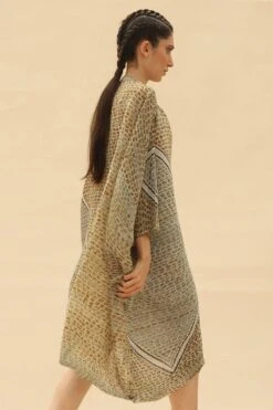 Abhishek Sharma Square Shaped Printed Dress -Deals Haute Togs Store hdr02dune 5