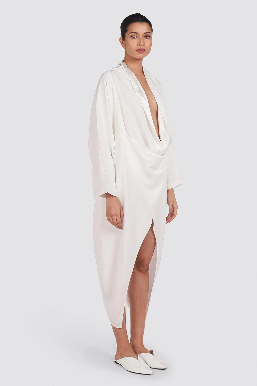 Ituvana Draped Maxi Dress 4 Ituvana Draped Maxi Dress - Image 2
