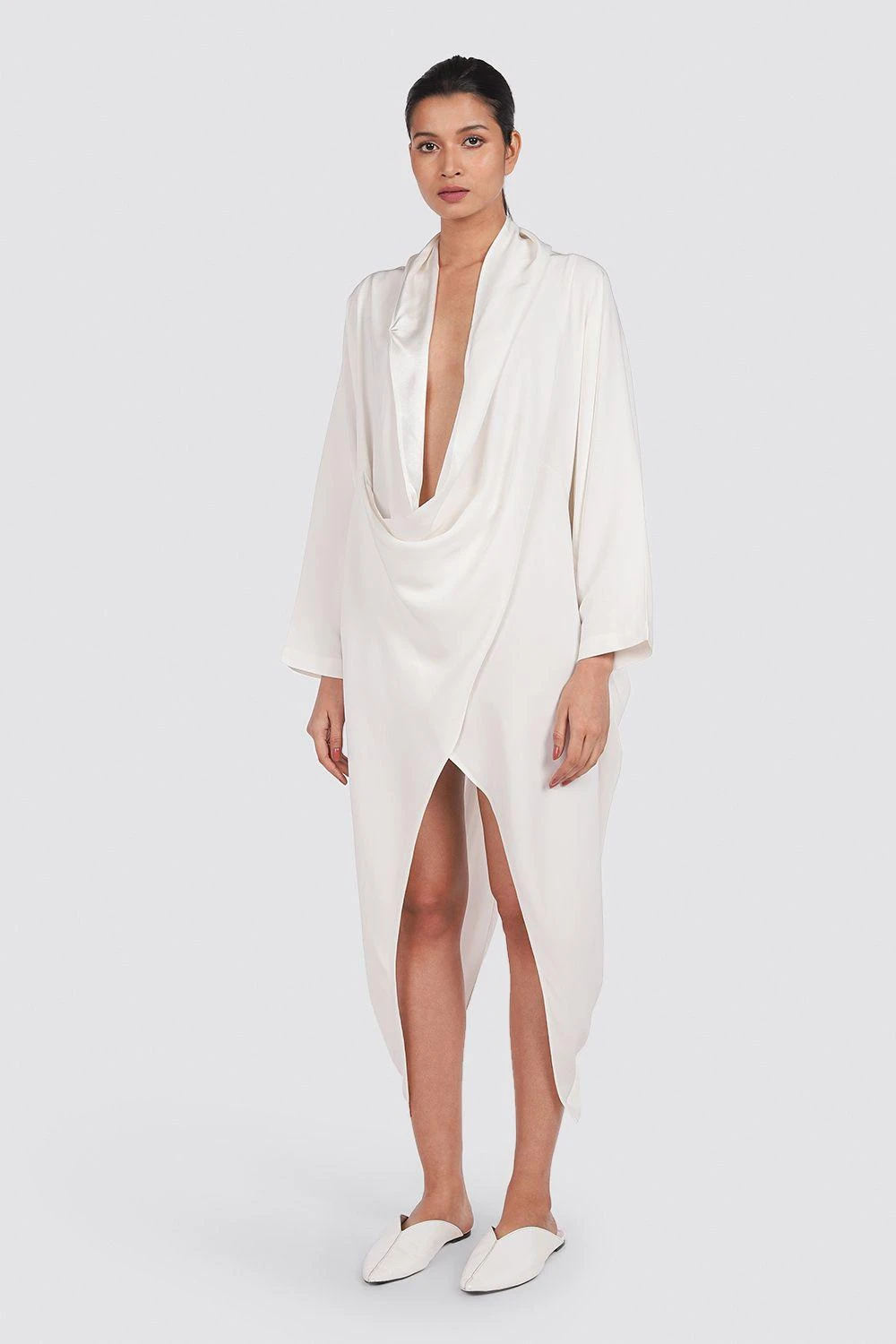 Ituvana Draped Maxi Dress 5 Ituvana Draped Maxi Dress - Image 3