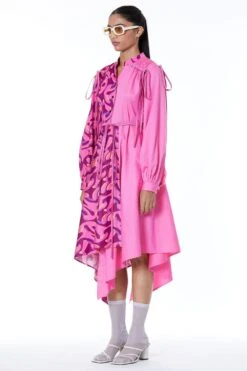 Kanika Goyal Label Two-tone Draped Dress 8 Kanika Goyal Label Two-tone Draped Dress -Deals Haute Togs Store kgsc0507 3