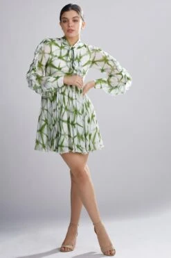 KoAi Shibori Frill Dress -Deals Haute Togs Store kofw20088 3