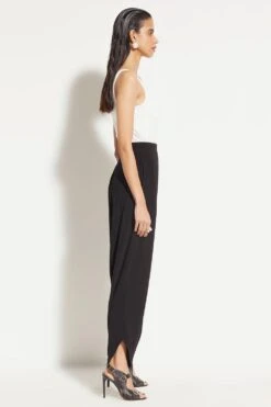 431-88 By Shweta Kapur Lounge Black Pants -Deals Haute Togs Store loungebl 4