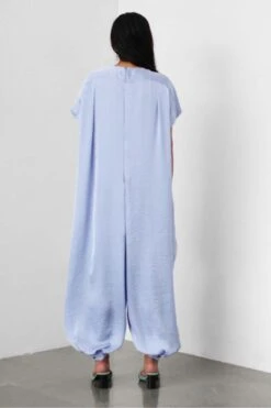 431-88 By Shweta Kapur Ice Blue Lounge Jumpsuit -Deals Haute Togs Store loungejs1 4