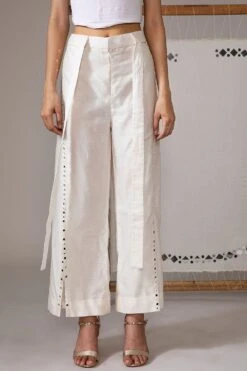 Twenty Nine Mirrorwork Front Slit Pants -Deals Haute Togs Store ls 182 2