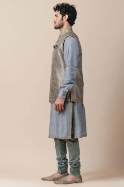 Tarun Tahiliani Men Jade Green Bundi Jacket -Deals Haute Togs Store mw ssu stx wc 1 3
