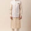Tarun Tahiliani Men Ivory Applique Bundi Jacket -Deals Haute Togs Store mw ssu wpn wc 1 1