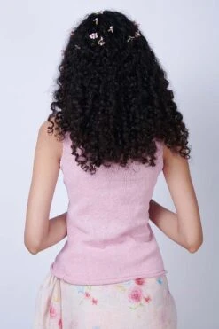 Nadiya Paar Pink Blouse With Bead Detail -Deals Haute Togs Store napa11 3