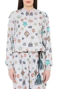 PS Pret By Payal Singhal Grey Printed Jumpsuit -Deals Haute Togs Store ps fw792 3