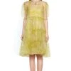 Siddhartha Bansal Yellow Tie & Dye Organza Dress 1 Siddhartha Bansal Yellow Tie & Dye Organza Dress -Deals Haute Togs Store sb odsy 074 1
