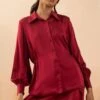 APZ Silk Smocked Shirt -Deals Haute Togs Store ses c 1
