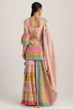 Printed Sharara Set With Gota Work -Deals Haute Togs Store skak22 5